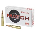 Hornady Match .308 Winchester Ammo 168gr BTHP 20 Rounds