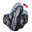Kimber Thumb Break Left-Hand Leather Belt Slide Holster for Solo Carry 9mm - Brown