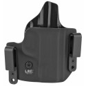 L.A.G. Tactical Defender Series Right-Handed OWB / IWB Holster for S&W M&P Shield .45 ACP Pistols