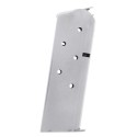 Metalform 1911 Officer .45 ACP Stainless Steel 6-Round Magazine w/ Welded Base Plate / Flat Follower