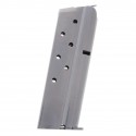 Metalform Officer 1911 .40 S&W Stainless Steel 7-Round Magazine w/ Welded Base Plate / Flat Follower