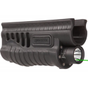 Nightstick Shotgun Forend Light With Green Laser For Remington 870 / Tac-14