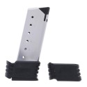Springfield Armory XD-S .45 ACP 7-Round Factory Stainless Steel Magazine with X-Tension Grip Extension