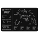 TekMat Handgun Cleaning Mat for Glock 42/43 Pistols