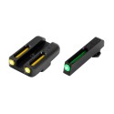 Truglo Brite Site Tritium / Fiber Optic Sights for Glock 42 & 43 Pistols