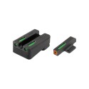 Truglo Brite Site TFX Pro Tritium/Fiber Optic Sights for Kimber 1911 with Fixed Sights