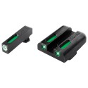 Truglo Brite Site TFX Tritium/Fiber Optic Sights For Glocks In 9mm/40S&W