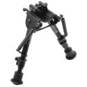 Truglo Tac-Pod Fixed Swivel Adjustable BiPod 6"-9" with Sling Swivel and Picatinny Mount