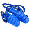 Walker's In-the-Ear Rubber Corded Hearing Protection Blue