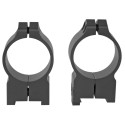 Warne Scope Mounts 30mm Permanent Attached Fixed Scope Rings Fits CZ 550/557