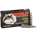 Wolf .223 Remington Ammo 55gr FMJ 20 Rounds