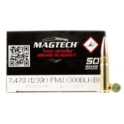 Magtech Tactical .300 Blackout Ammo 123gr FMJ 50 Rounds
