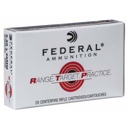  Federal Range Target Practice .223 Remington Ammo 55gr FMJ 20 Rounds