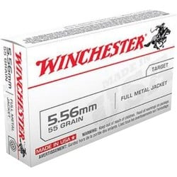 Winchester USA 5.56x45mm NATO 55gr FMJ 20 Rounds