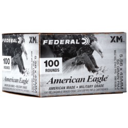 Federal American Eagle 5.56x45mm NATO 55gr FMJBT 100 Rounds