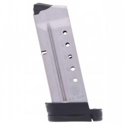 Smith & Wesson S&W M&P Shield 40 S&W 7-Round Stainless Steel Factory Magazine