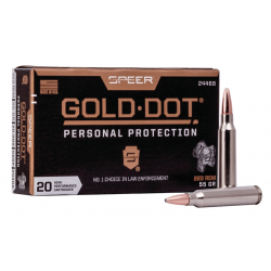 Speer Gold Dot .223 Remington 55gr 20 Rounds