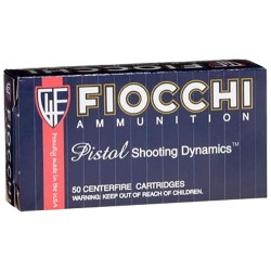 Fiocchi Training Dynamics 9mm Ammo 158gr FMJ 50 Rounds