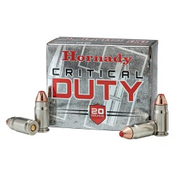 Hornady Critical Duty 9mm Luger +P 124gr FlexLock 25 Rounds