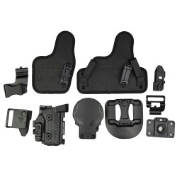Alien Gear Core Carry Package with 1.5" Belt Side Holster Standard Clips for Springfield Hellcat OSP with MRDS