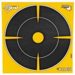 Allen EZ Aim Adhesive 6" Bullseye Target 12-Pack