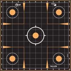Allen EZ Aim Adhesive Sight-In 12" Target 5-Pack