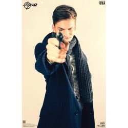 Allen EZ Aim Photo Real Male Threat Target 23"x35" 50-Pack