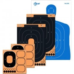 Allen EZ Aim Silhouette Target 23"x35" with Adhesive Reset Targets 12.5"x18.25"