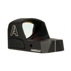 Ameriglo Haven 3.5MOA Red Dot Open Reflex Sight Includes Ameriglo Glock Optic Compatible Iron Sights (GL-524)