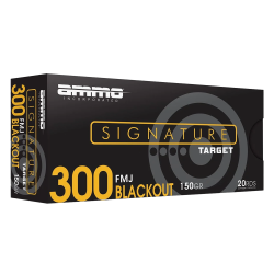 Ammo Inc Signature Target .300 BLK Ammo 150gr FMJ 20 Rounds