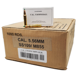 Armscor Ammo 5.56mm Ammo 62gr FMJ 1,000 Rounds