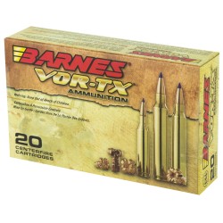 Barnes VOR-TX .338 Winchester Mag Ammo 225gr TTSX 20 Rounds