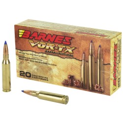 Barnes VOR-TX 7mm-08 Remington Ammo 120gr TTSX 20 Rounds