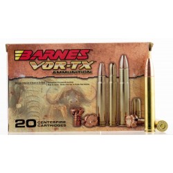 Barnes VOR-TX Safari .458 Winchester Mag Ammo 450gr TSX 20 Rounds