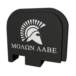 Bastion Gear Slide Back Plate for Glock 43 - Molon Labe
