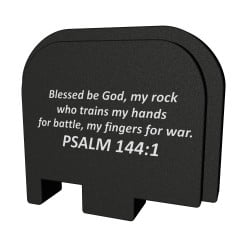 Bastion Gear Slide Back Plate for Glock 43 - Psalm 144:1