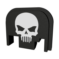 Bastion Gear Slide Back Plate for Glock Pistols - Bastion Skull
