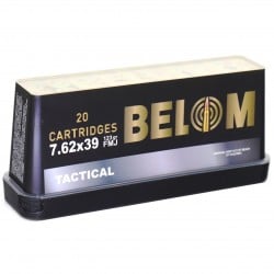 Belom 7.62x39mm 123gr FMJ Ammo 20-Round Box