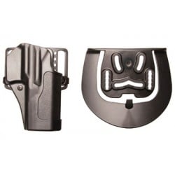 Blackhawk Sportster Belt Holster with Belt Loop and Paddle Attachment for Glock 19/23 Pistols