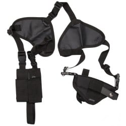Bulldog Cases Deluxe Pro Shoulder Holster for Large Revolvers with 2.5" Barrel