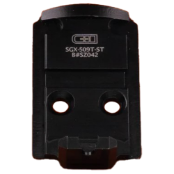 C&H Precision SIG Romeo1 Pro to Holosun 509T Optic Steel Mounting Plate with Rear Sight for P320 Legion, X-Series, M17, M18 Pistols