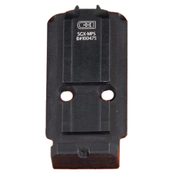 C&H Precision SIG Romeo1 Pro to Steiner MPS Optic Mounting Plate with Rear Sight for P320 Legion, X-Series, M17, M18 Pistols