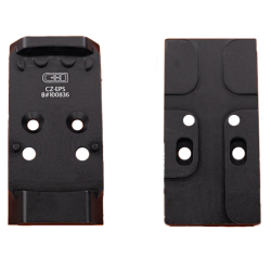 C&H Precision V4 MIL/LEO Holosun EPS / EPS Carry Optics Mounting Plate With Rear Sight for CZ P-10 OR Pistols