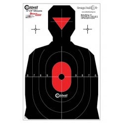 Caldwell Dual Zone Silhouette Target 8-Pack