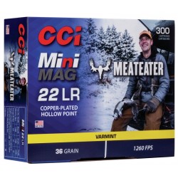 CCI MeatEater Series Mini-Mag .22 LR 36gr 300 Rounds