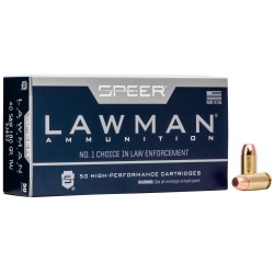 Speer Lawman .40 S&W Ammo 180gr TMJ 50 Rounds