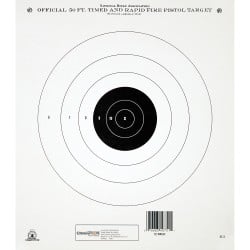 Champion GB3 NRA 50' Pistol Target Times & Rapid Fire 12-Pack