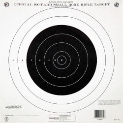 Champion GTQ4 NRA 100-Yard Single Bullseye Target 12-Pack