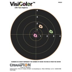 Champion VisiColor 8" Bullseye Target 10-Pack