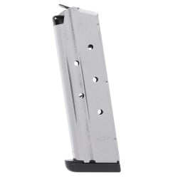 Check-Mate 1911 .40 S&W 8-Round Stainless Steel Magazine w/Removable Base Left